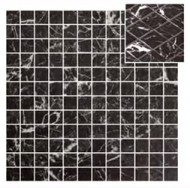 Square Ecostones "Nero Marquina Matte"